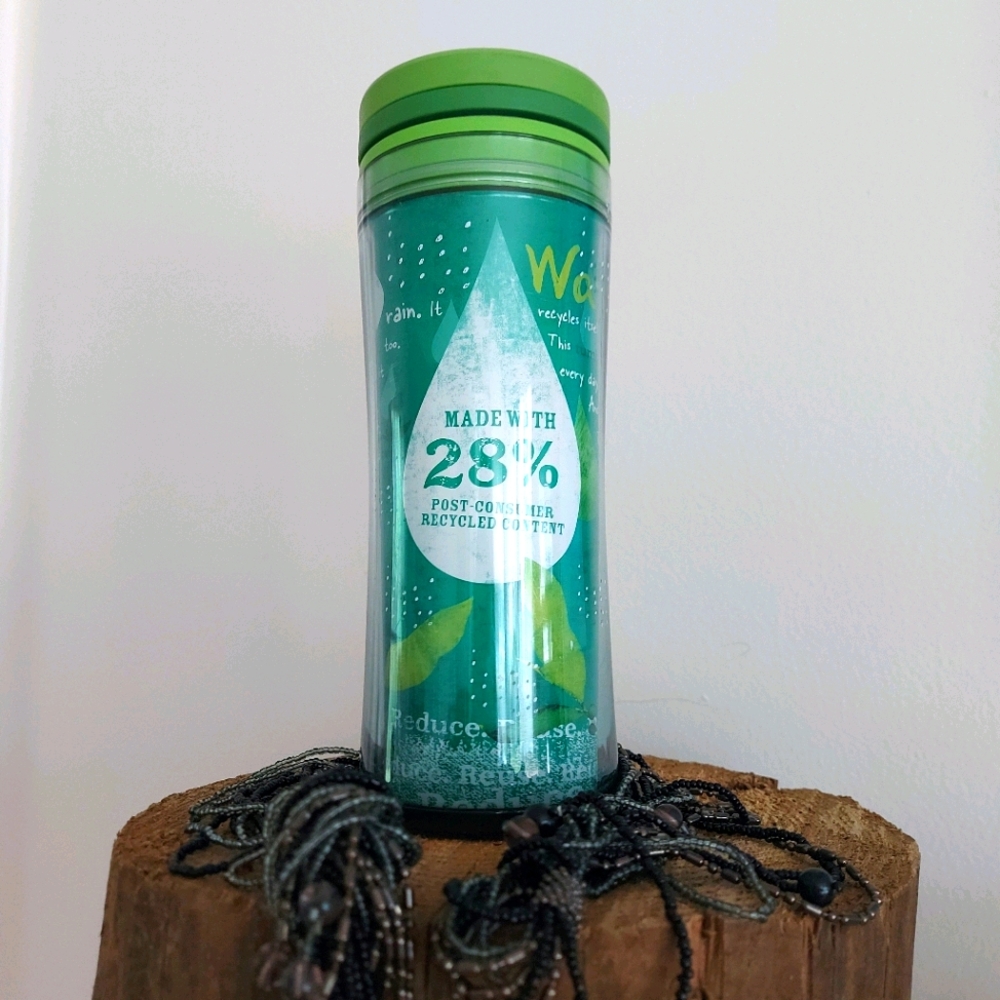 Starbucks Green Recycle Water Tumbler 2009 16oz